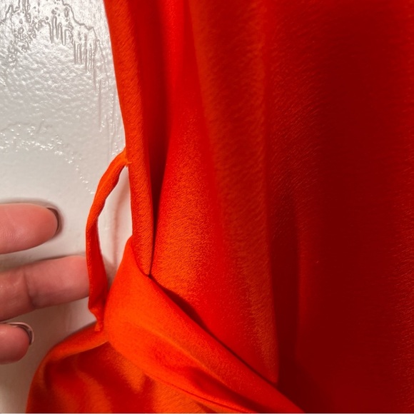 River Island slip dress Red/orange size 10 - Picture 3 of 12